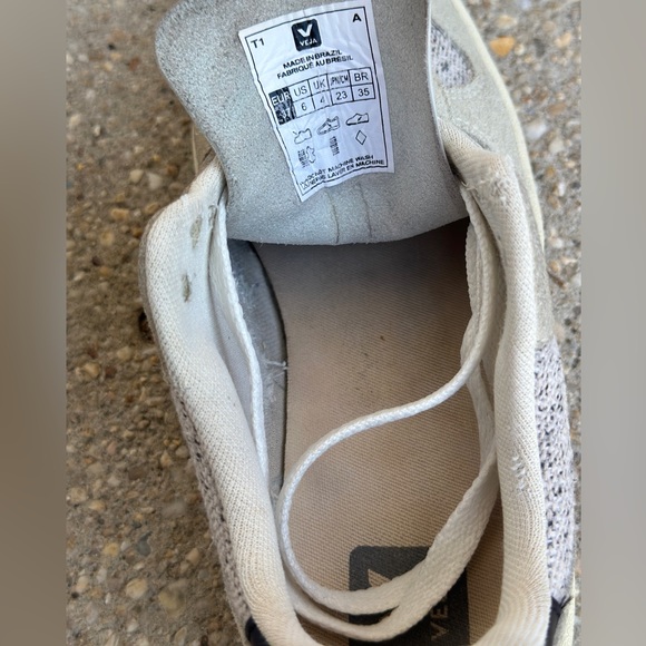 VEJA V-10 Flannel - White/Snow Size US 6 - Picture 5 of 16